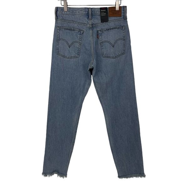 Levi's Wedgie Fit Ankle Jeans in Collateral Damage - Light Wash Size 27 NWT - Picture 7 of 14